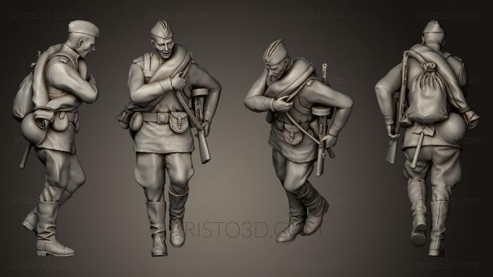 Military figurines (STKW_0142) 3D model for CNC machine